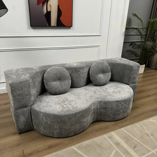 🛋️ Canapé-Lit Pliable 🧼 | Confort Haute Densité & Housse Lavable – Idéal Petits Espaces !