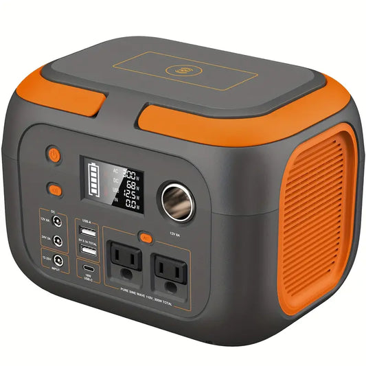 🔋 Station d'Énergie Solaire 300W 🌞 70000mAh | AC/DC/USB | Charge Sans Fil + LED 💡