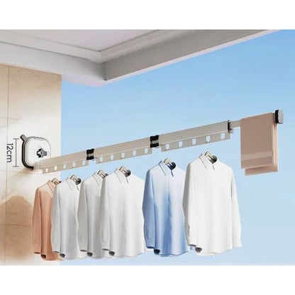 🧺 EspaceCloth™ — Séchoir Mural Gain de Place 🌞✨