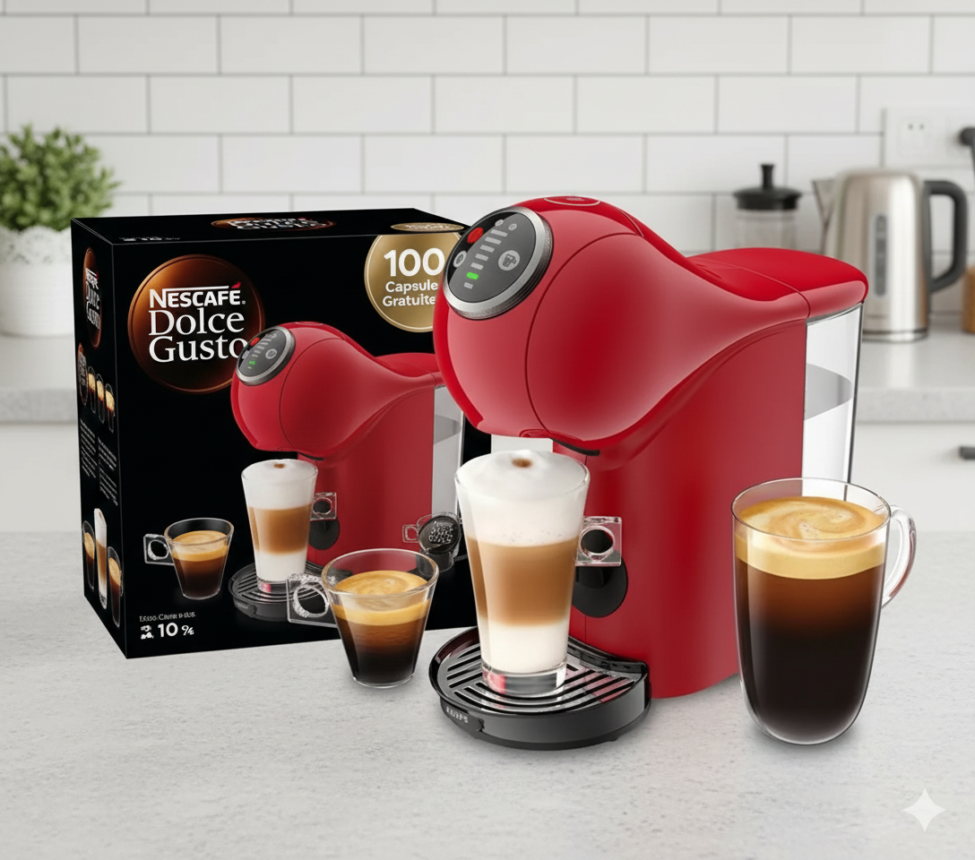 Machine automatique Nescafé Dolce Gusto +🎁 100 capsules gratuites ☕️