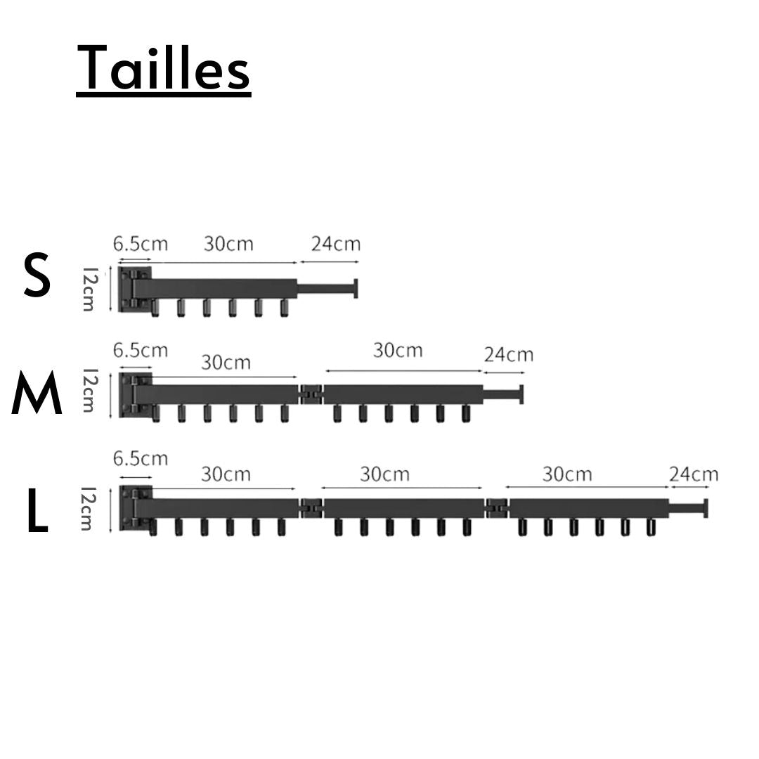 🧺 EspaceCloth™ — Séchoir Mural Gain de Place 🌞✨
