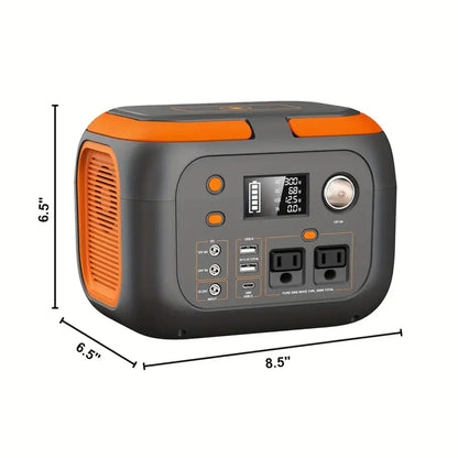 🔋 Station d'Énergie Solaire 300W 🌞 70000mAh | AC/DC/USB | Charge Sans Fil + LED 💡