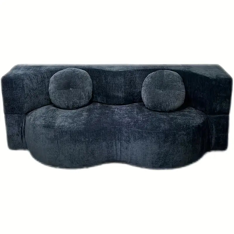 🛋️ Canapé-Lit Pliable 🛋️  | Confort Haute Densité & Housse Lavable – Idéal Petits Espaces