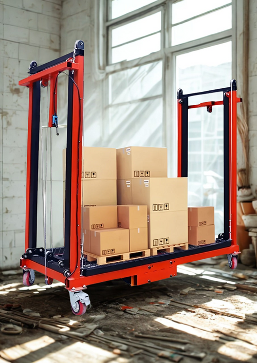 ProClimb™ Electric Scaffold Lift — 2–10 m Wireless Remote Work Platform, 500 kg Capacity, 360° Mobile MEWP